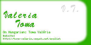 valeria toma business card